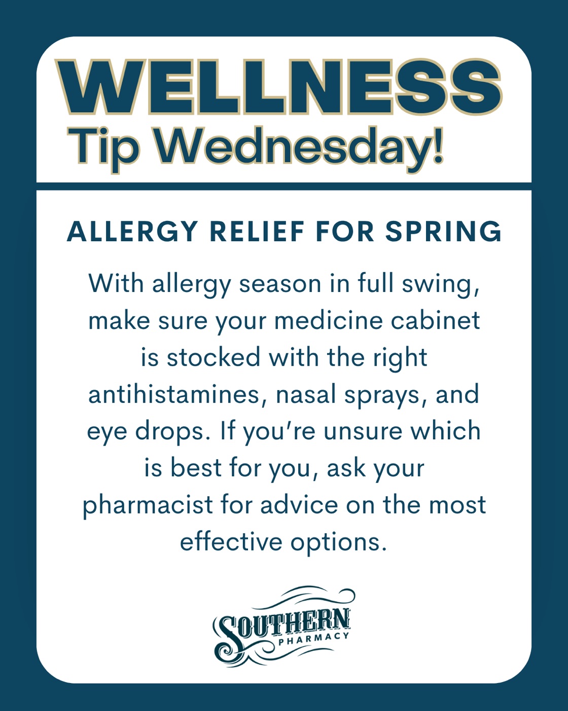 Wellness Tip Wednesday: allergy relief for spring