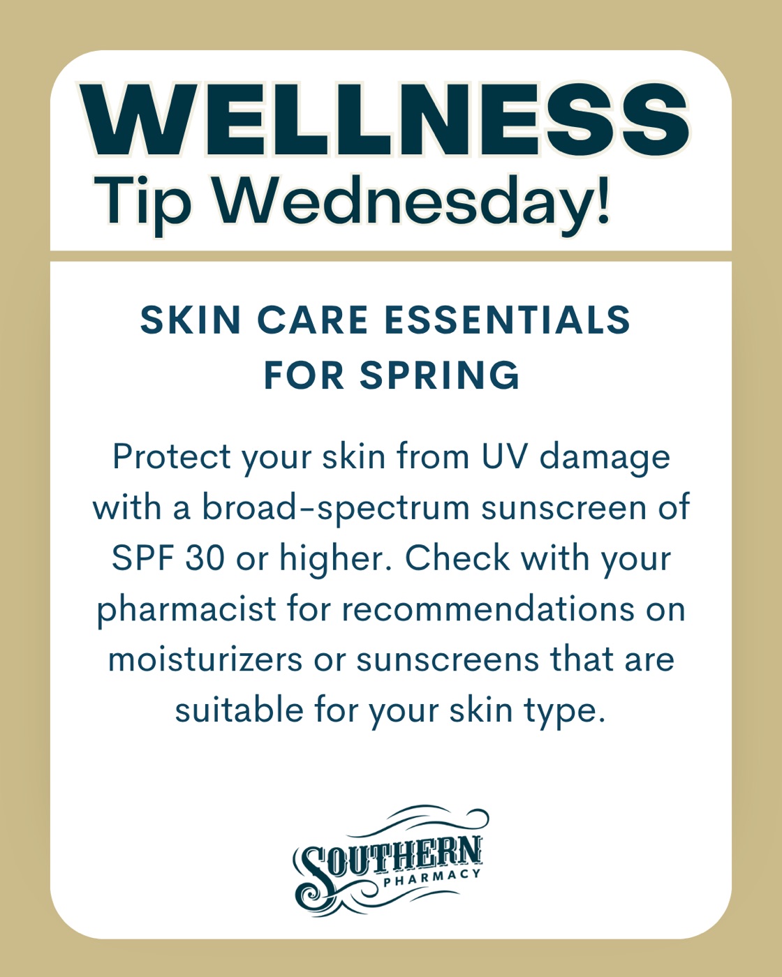 Wellness Tip Wednesday: skin care essentials for spring