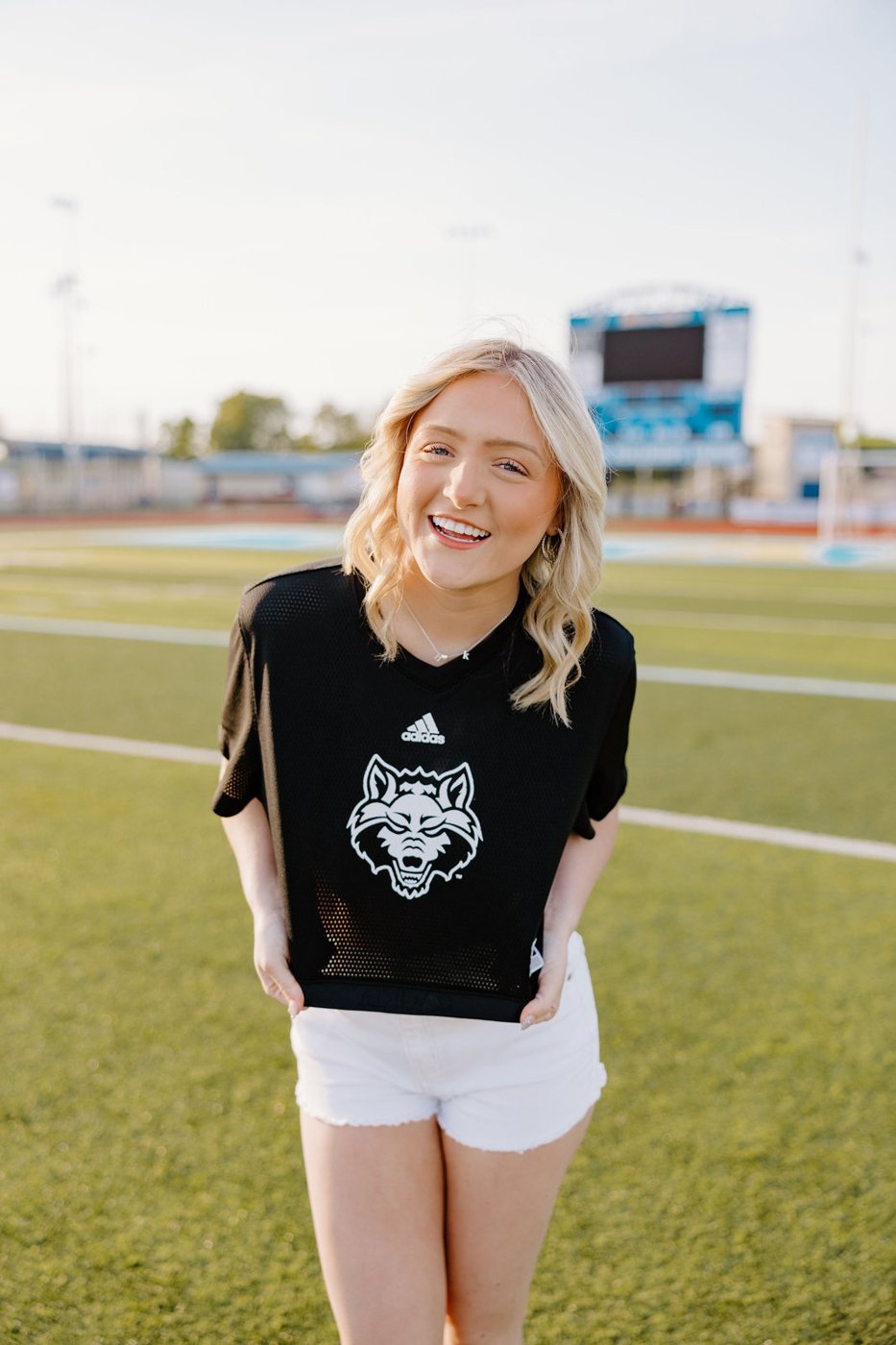 Kaysen on the A-State football field