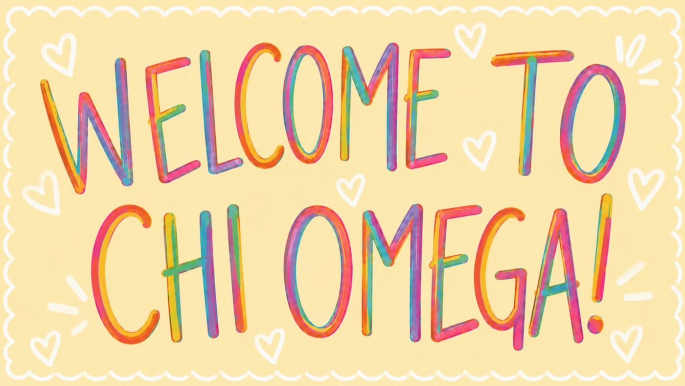 Welcome to Chi Omega title card